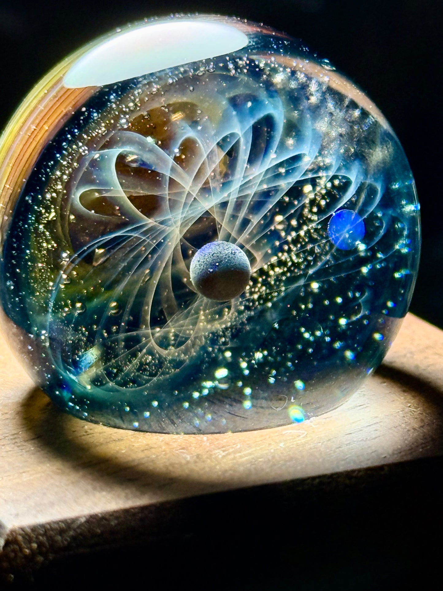 Glass Marble Star Trail