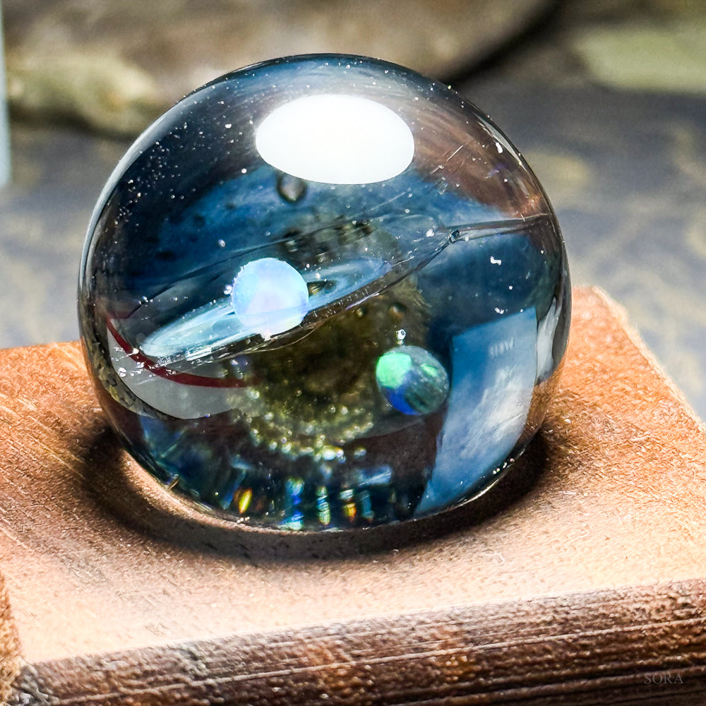 Prototype Saturn Glass Marble