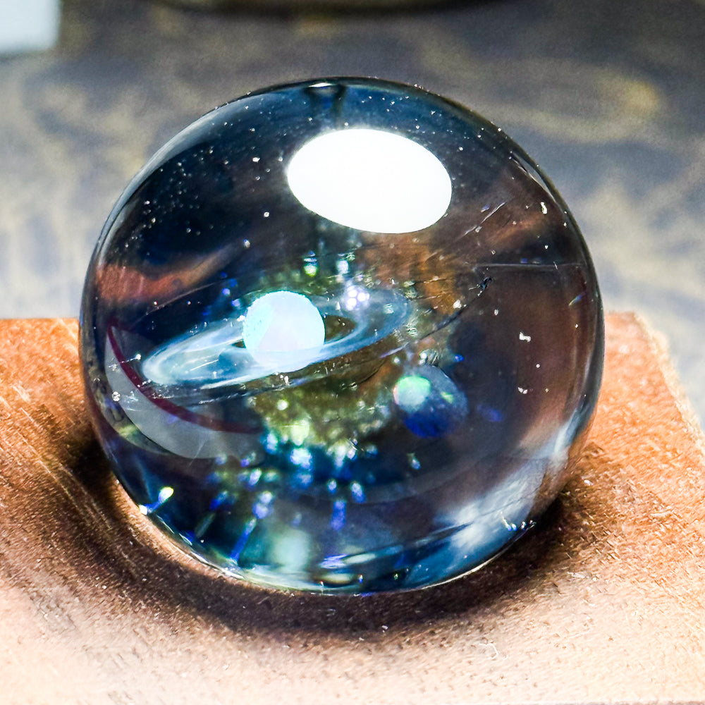 Prototype Saturn Glass Marble