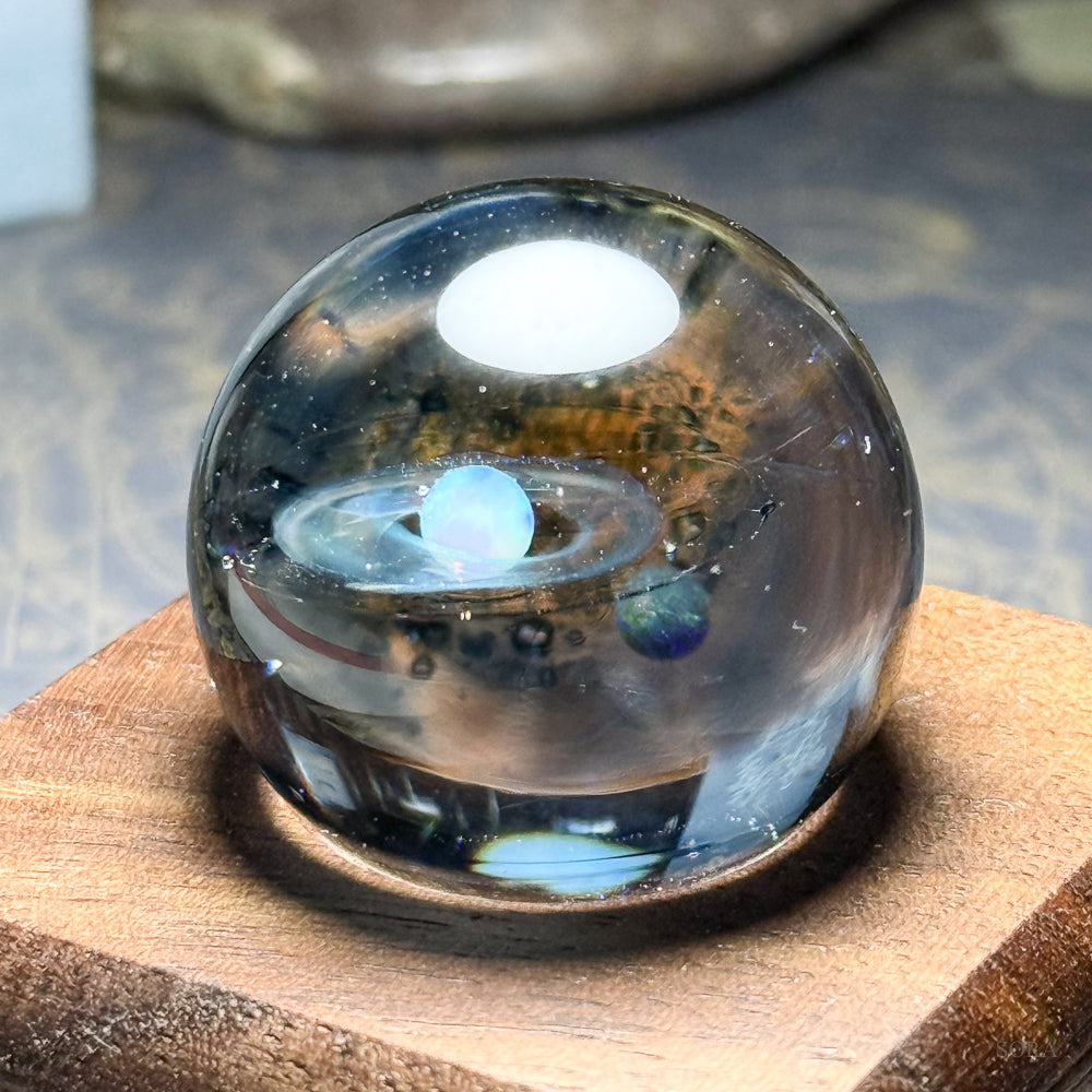 Prototype Saturn Glass Marble