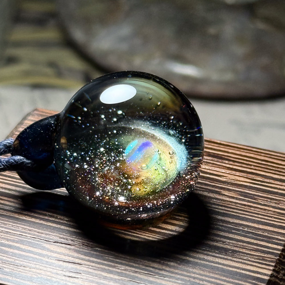 Galaxy Sparkle Pendant ver.3 Planet Orange Galaxy