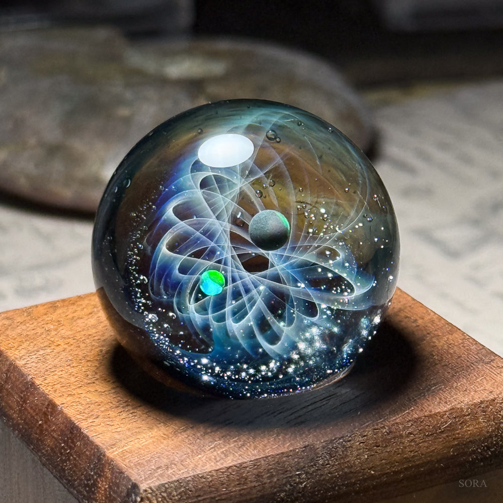 Glass Marble Star Trail
