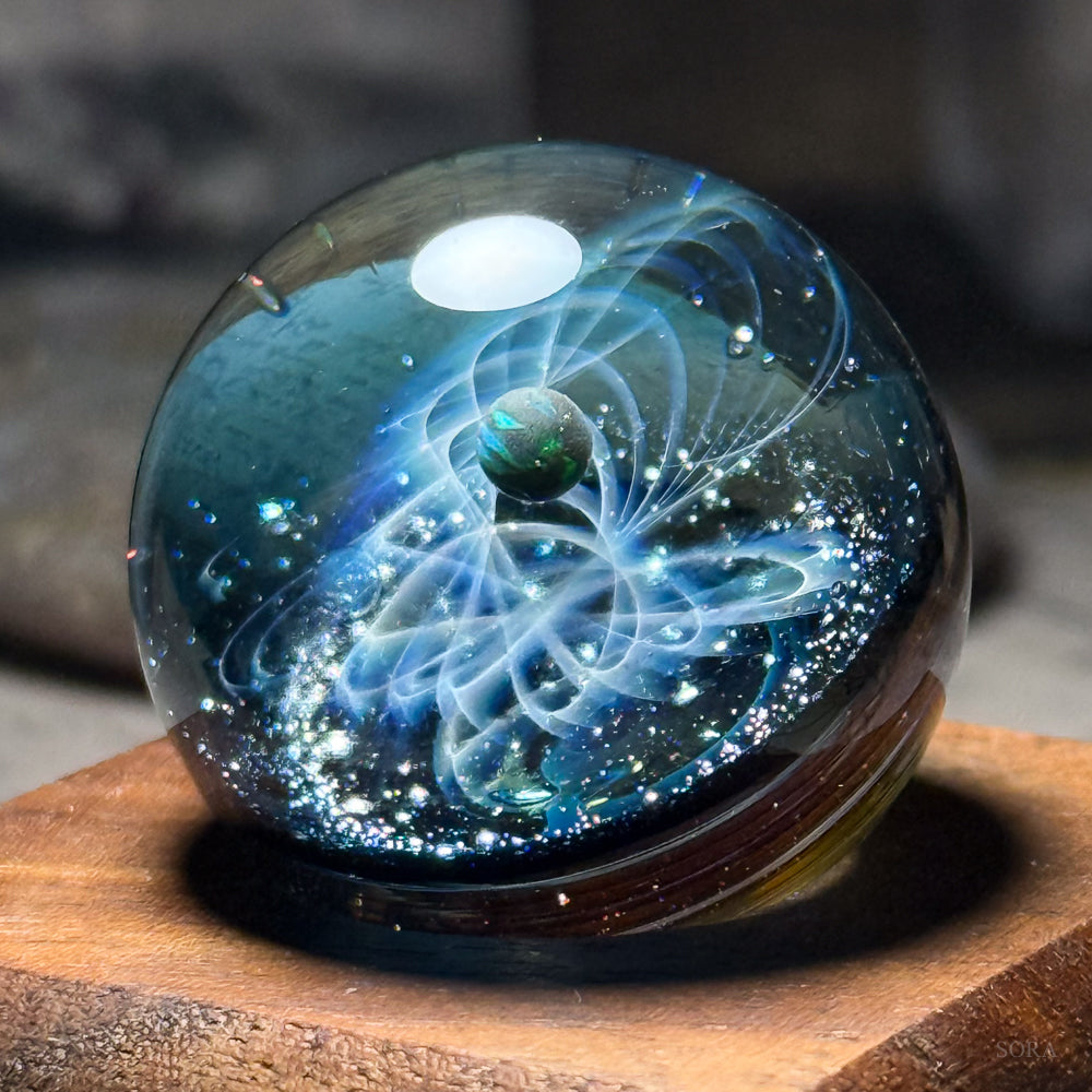 Glass Marble Star Trail