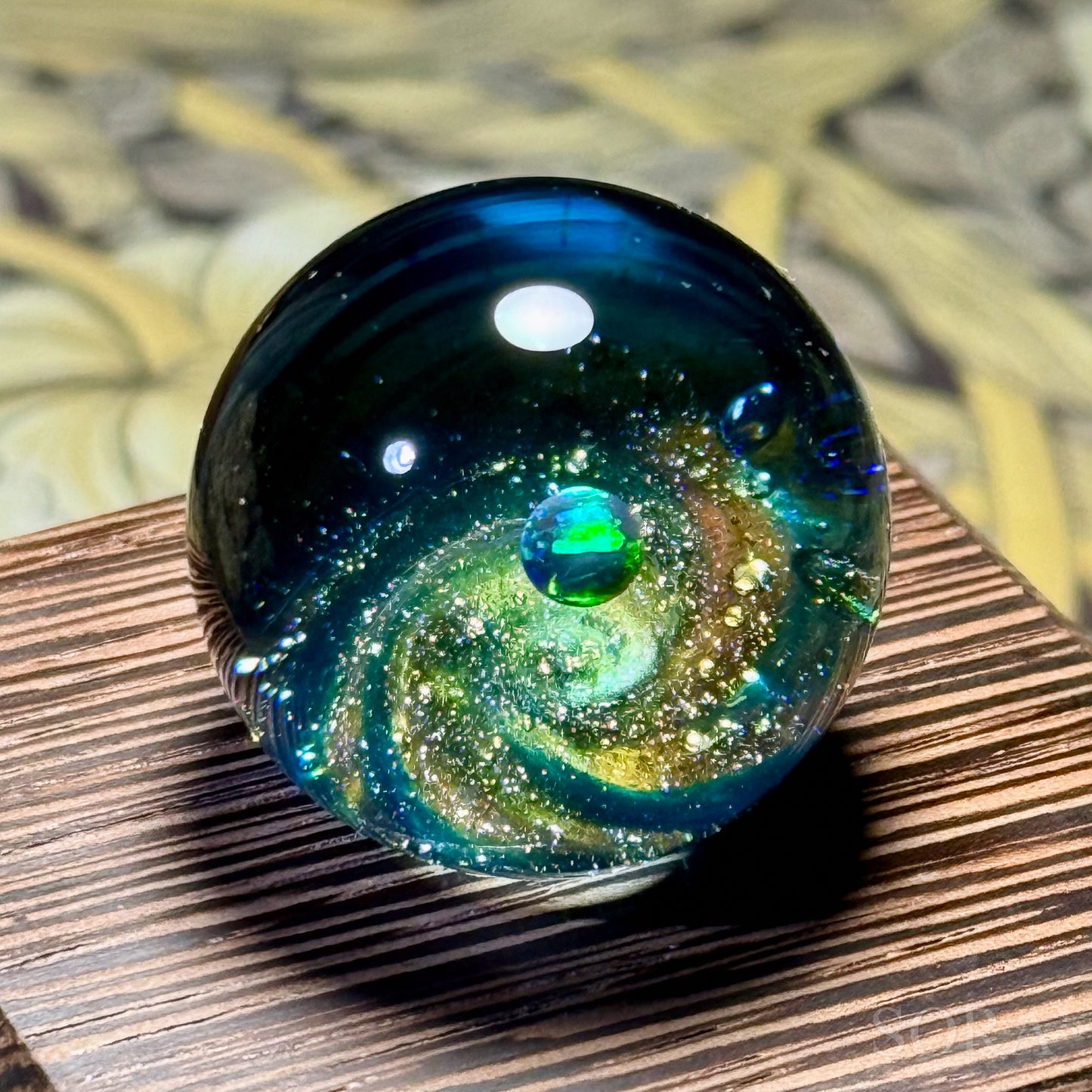 Mini glass marble SORA's Galaxy Sparkle ver.3