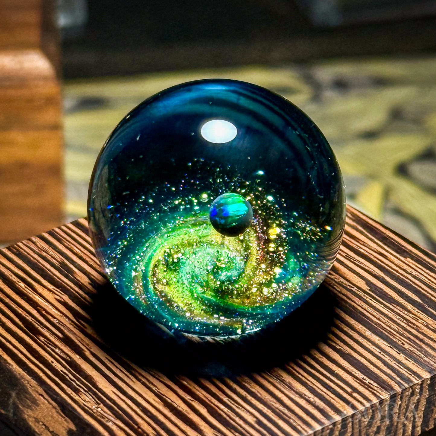 Mini glass marble SORA's Galaxy Sparkle ver.3