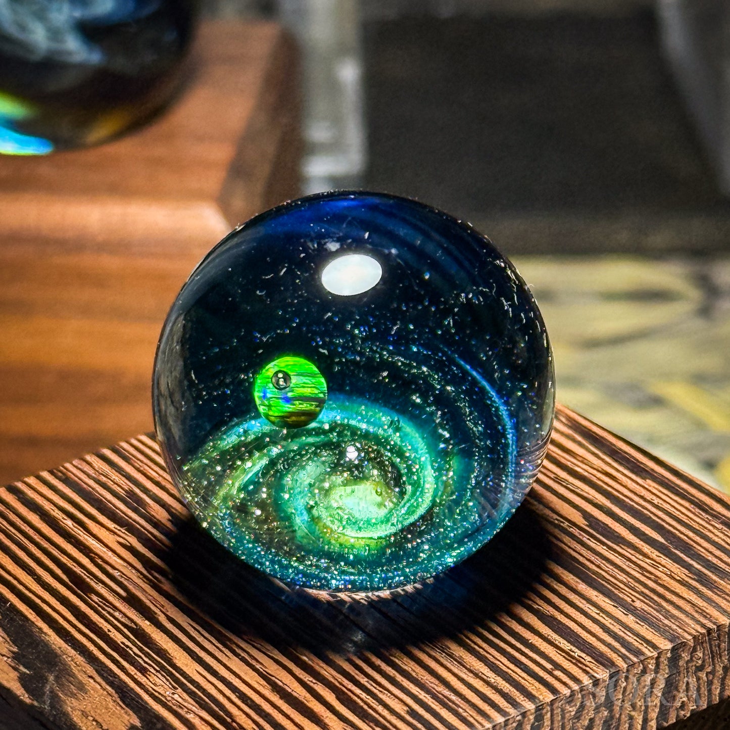 Mini glass marble SORA's Galaxy Sparkle ver.3