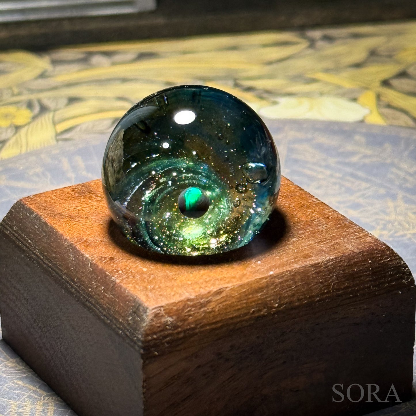 Mini glass marble SORA's Galaxy Sparkle ver.3