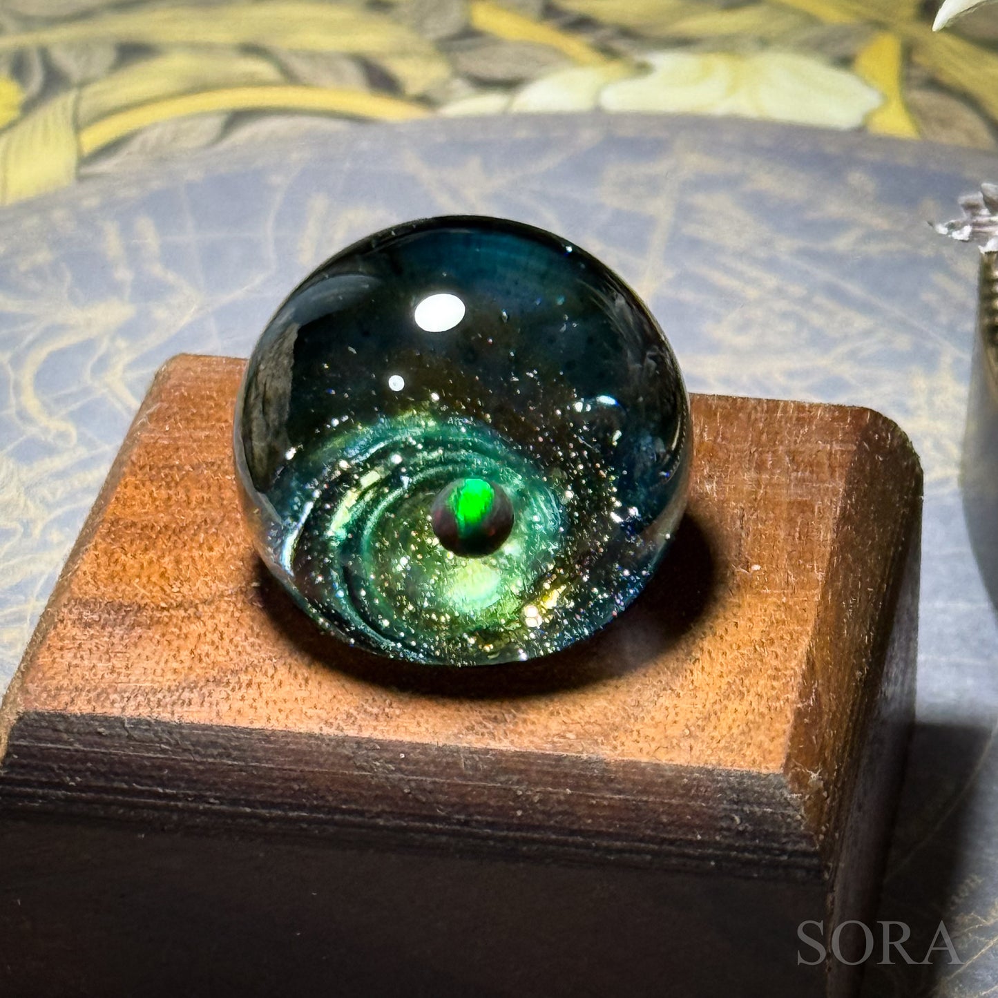 Mini glass marble SORA's Galaxy Sparkle ver.3