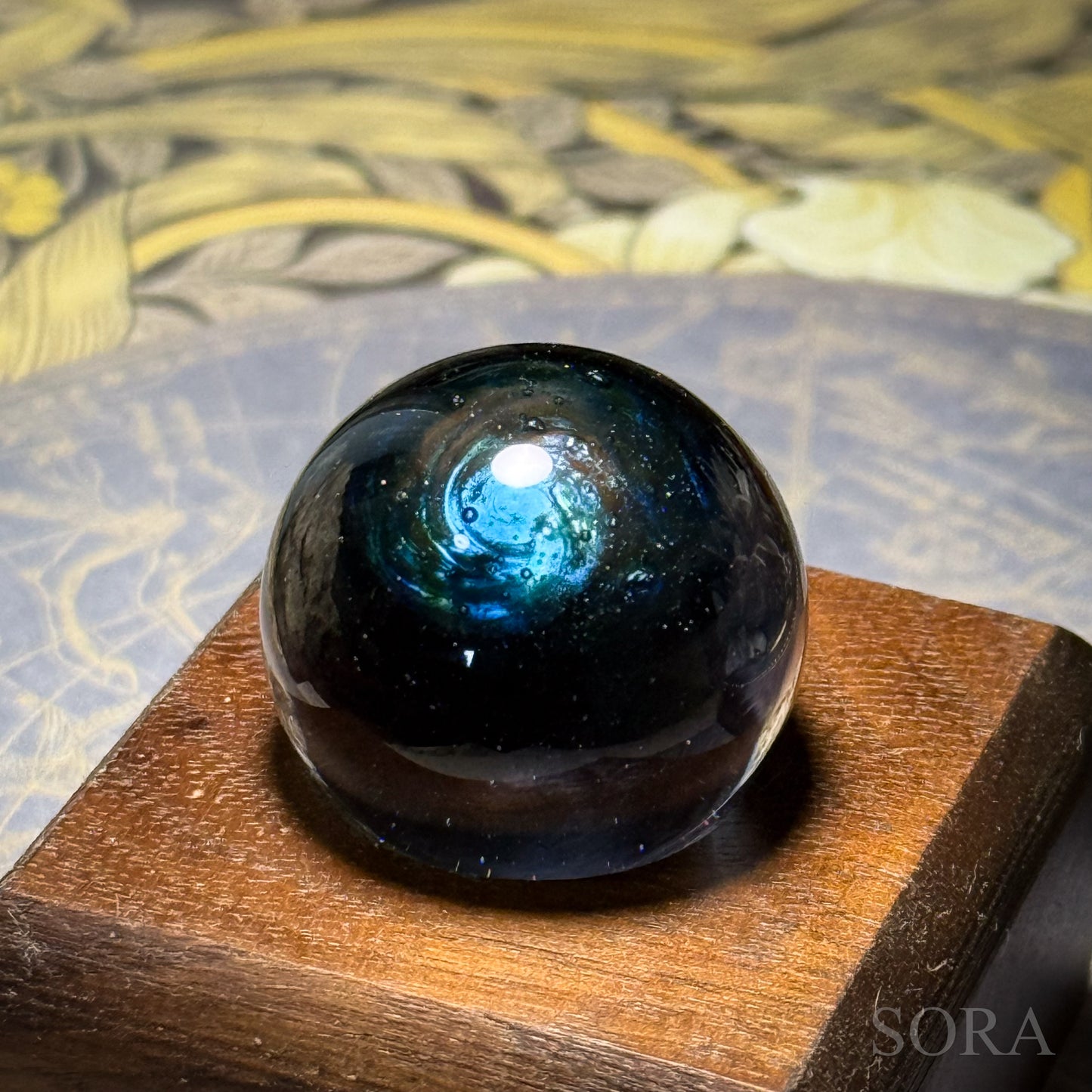 Mini glass marble SORA's Galaxy Sparkle ver.3