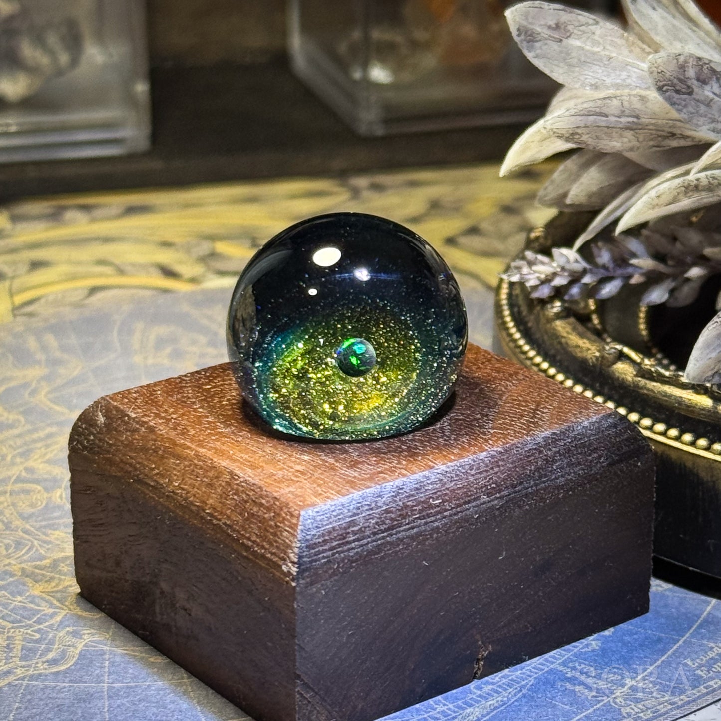 Mini glass marble SORA's Galaxy Sparkle ver.3