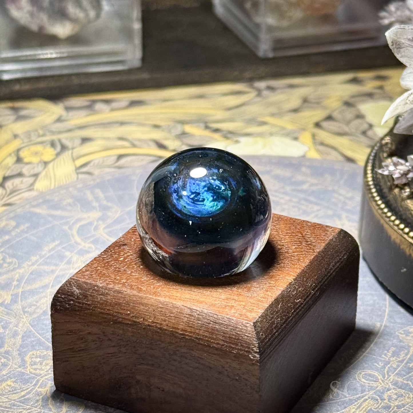 Mini glass marble SORA's Galaxy Sparkle ver.3