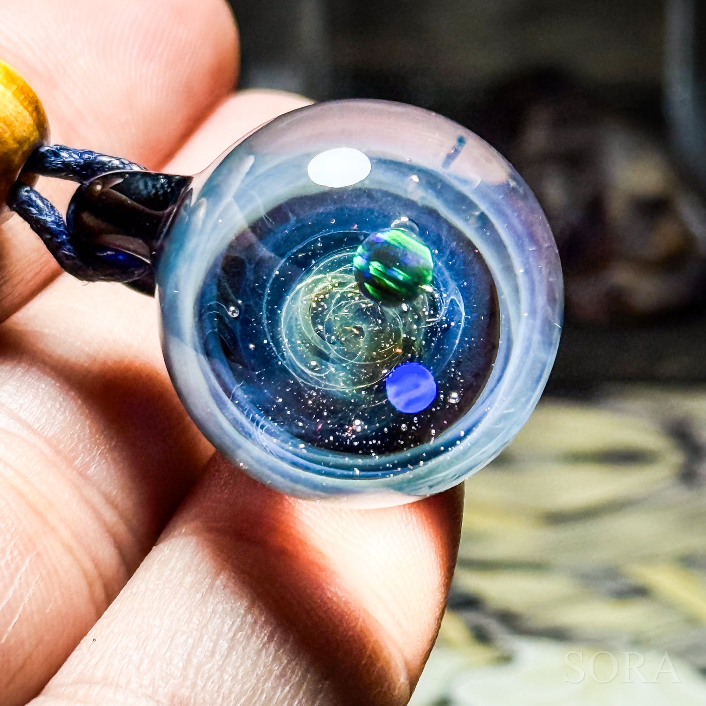 きらめきの宇宙ペンダント 伴星あり