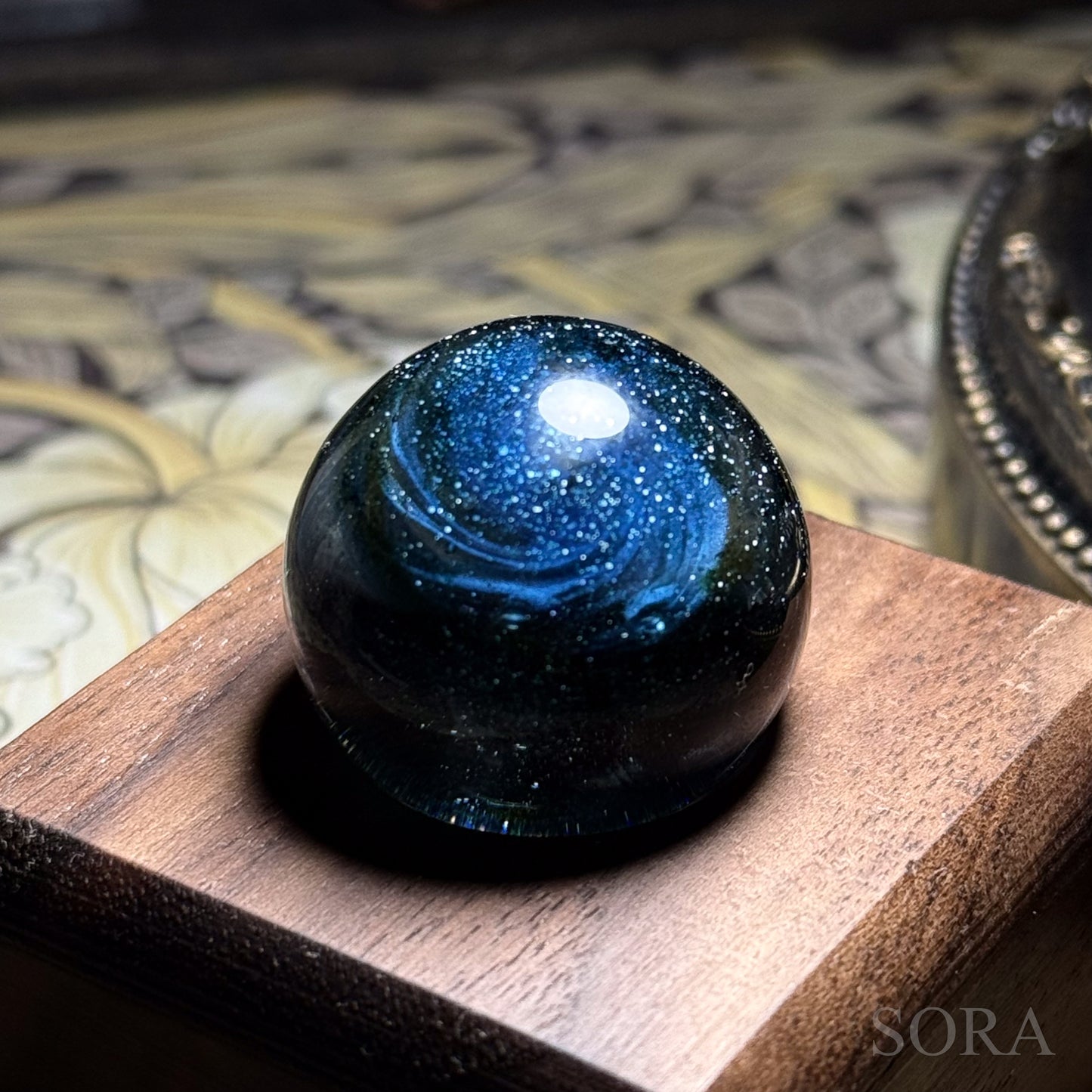 Mini glass marble SORA's Galaxy Sparkle ver.3