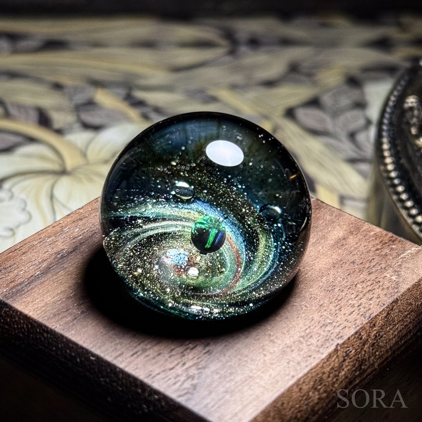Mini glass marble SORA's Galaxy Sparkle ver.3