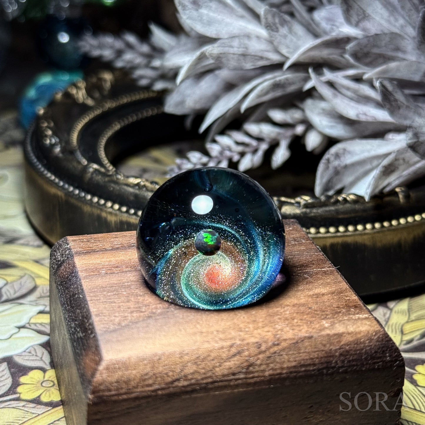 Mini glass marble SORA's Galaxy Sparkle ver.3