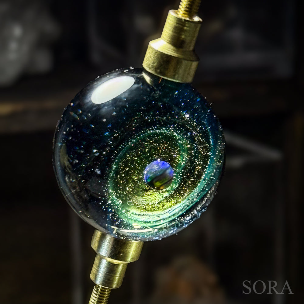Mini glass marble SORA's Galaxy Sparkle ver.3