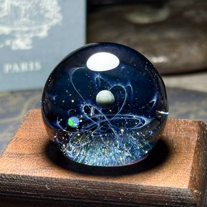 ミニガラスマーブル　星の軌跡　2つの惑星