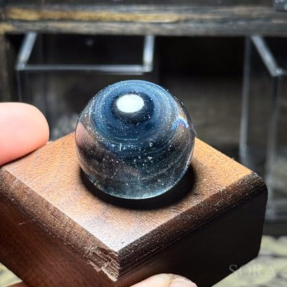 Mini Glass Marble SORA's Sparkling Universe with Companion Star