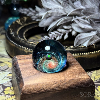 Mini glass marble SORA's Galaxy Sparkle ver.3