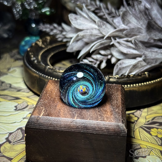 Mini glass marble SORA's Galaxy Sparkle ver.3