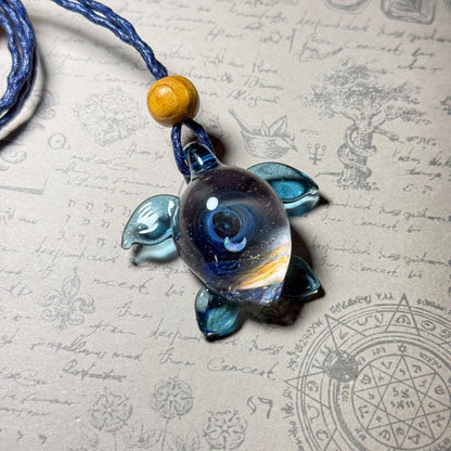 Sea Turtle Pendant Moon
