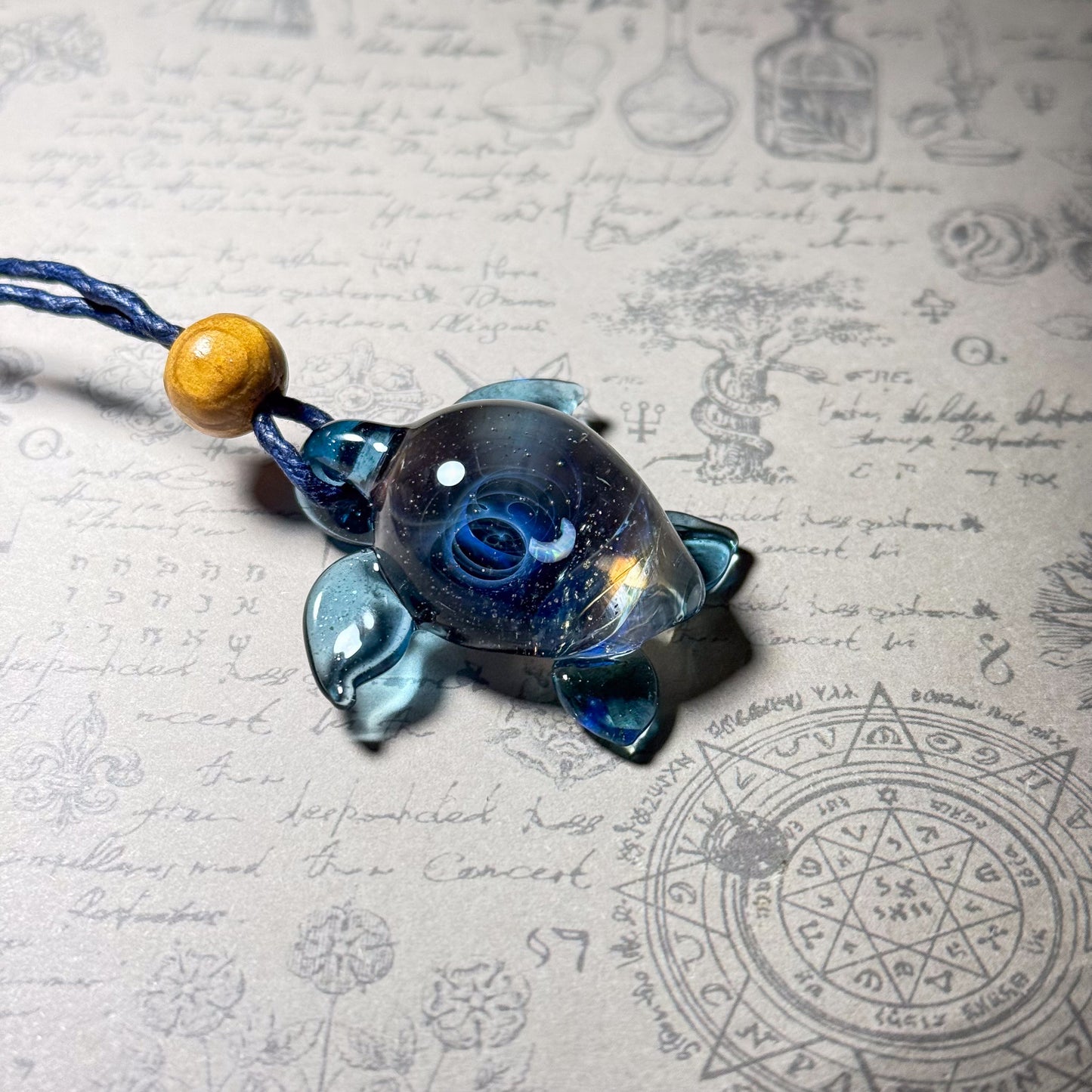 Sea Turtle Pendant Moon