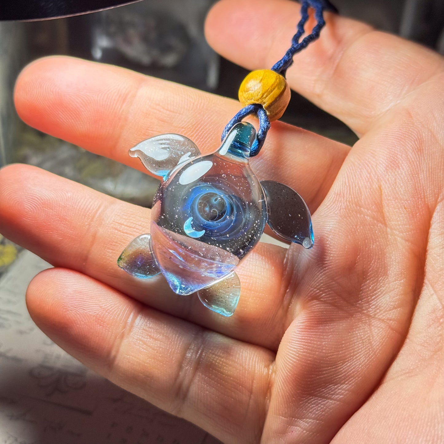 Sea Turtle Pendant Moon