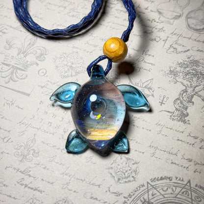 Sea Turtle Pendant Moon