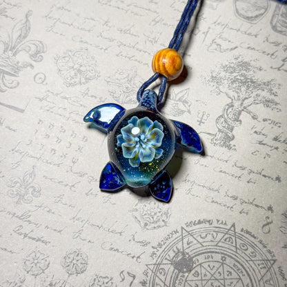Sea Turtle Pendant Flower