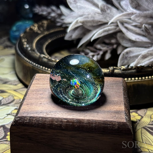 Mini glass marble SORA's Galaxy Sparkle ver.3