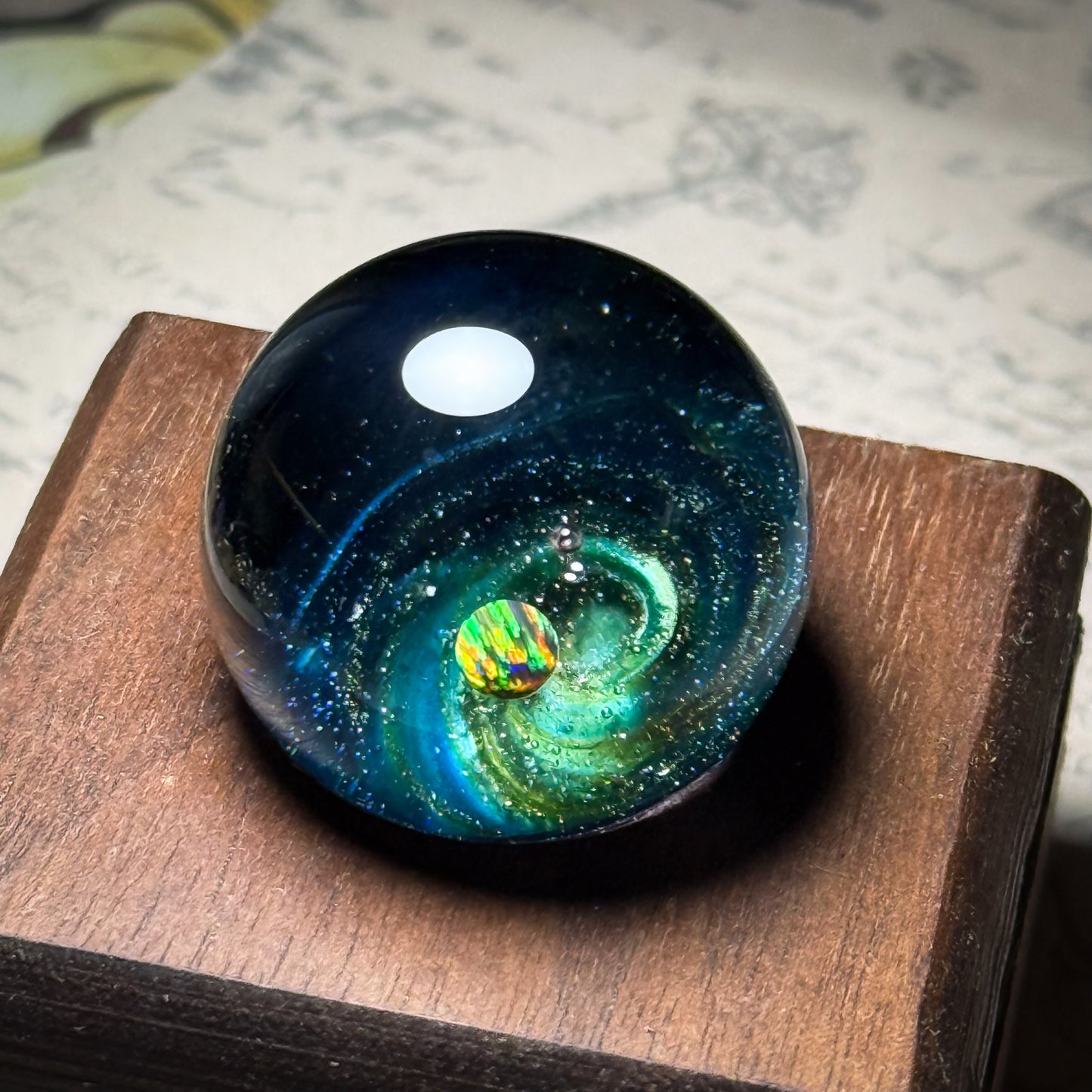 ミニガラスマーブル　SORAの銀河の煌めきver.3