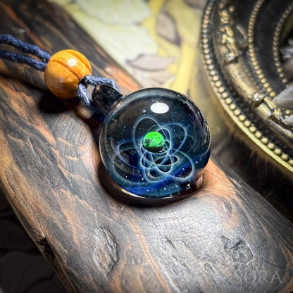 Star trail pendant 2 planets