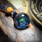 Star trail pendant 2 planets