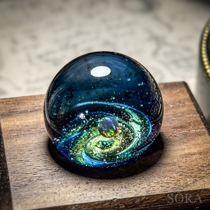 Mini glass marble SORA's Galaxy Sparkle ver.3