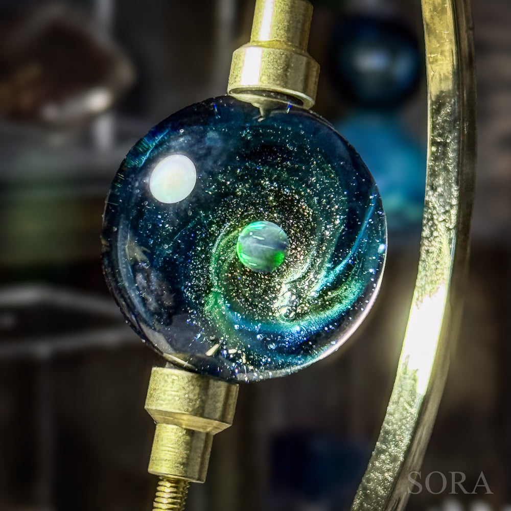 Mini glass marble SORA's Galaxy Sparkle ver.3