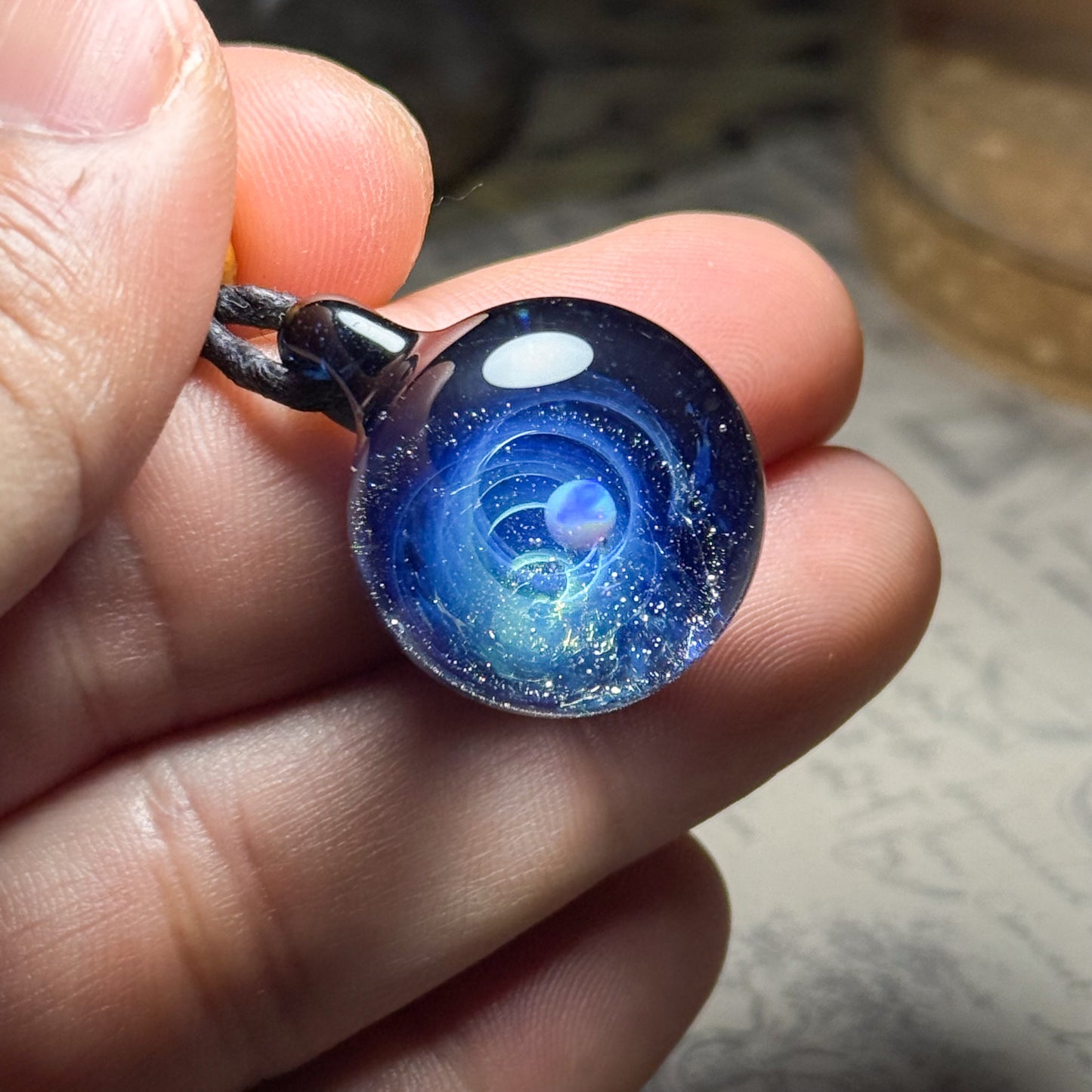 Star Trail -Azure Reverie- Pendant #261