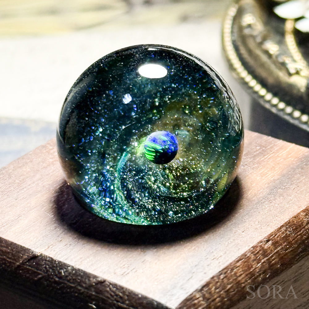 Mini Glass Marble SORA's Galaxy Sparkle Ver.3