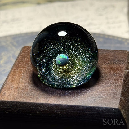 ミニガラスマーブル　SORAの銀河の煌めきVer.3