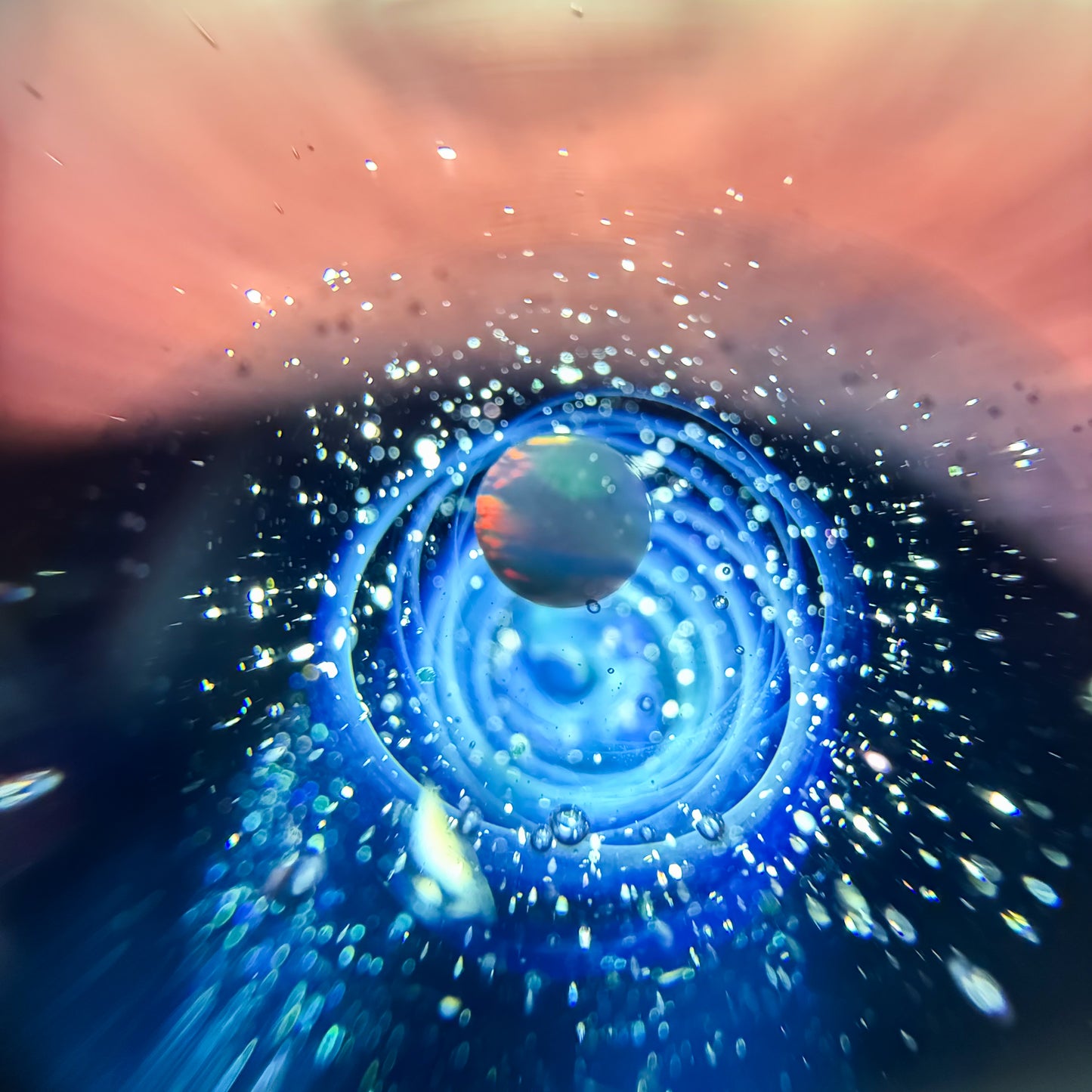 ミニガラスマーブル　SORAのきらめきの宇宙 ＃212shp