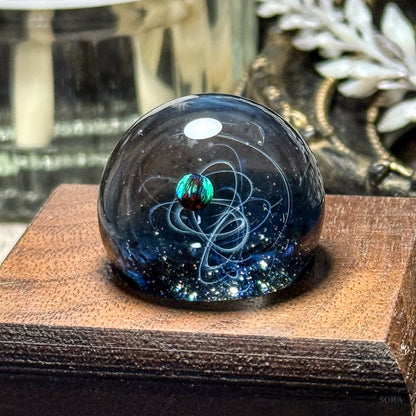 ミニガラスマーブル　星の軌跡