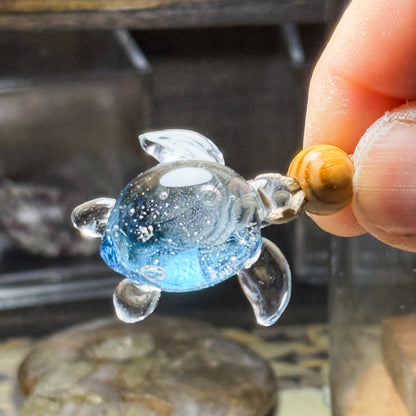 Sea turtle pendant - Shimmering Water #4091