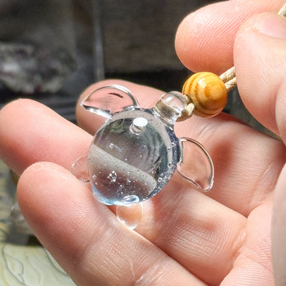 Sea turtle pendant - Shimmering Water #4091