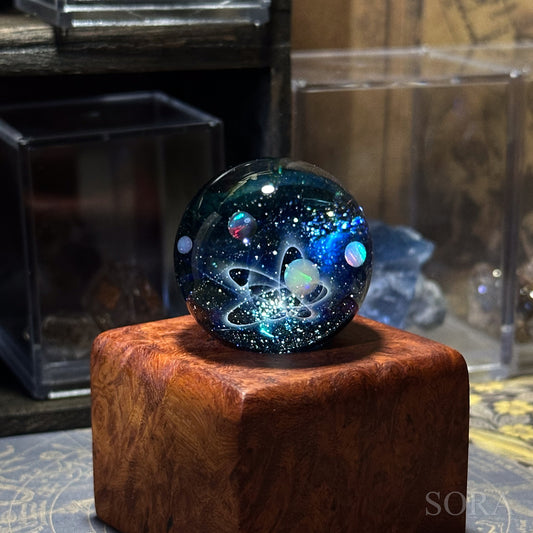 ガラスマーブル　星の軌跡　4つの惑星